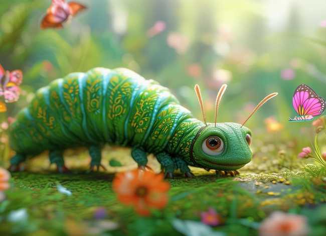 毛毛虫的故事视频，毛毛虫的故事视频动画