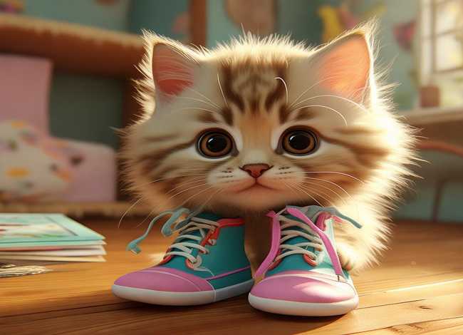 儿童故事小猫咪穿鞋子；小猫咪穿鞋子故事阅读