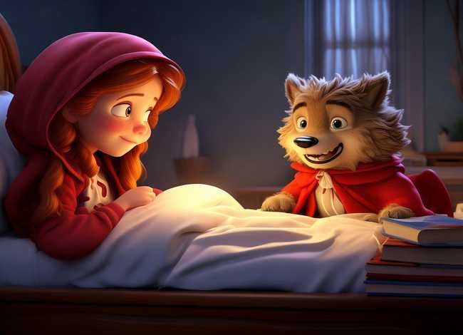 睡前故事-小红帽 睡前故事小红帽与灰太狼的故事