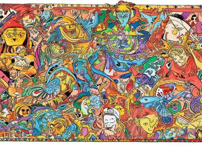 世界神话故事手抄报简笔画；世界神话故事手抄报简笔画竖版