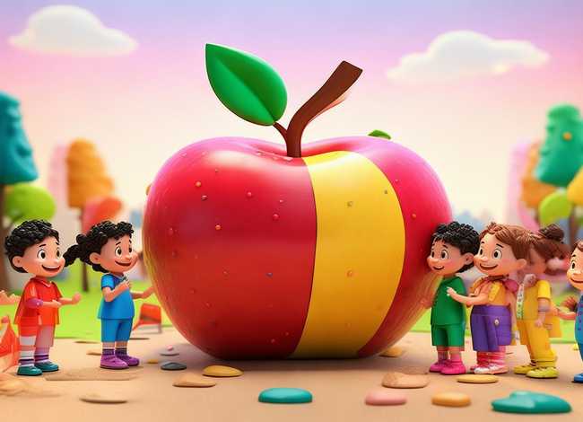 苹果的故事幼儿园 - 幼儿园一个苹果的故事