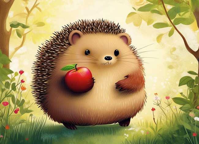 小刺猬的故事绘本（小刺猬的故事绘本图片）