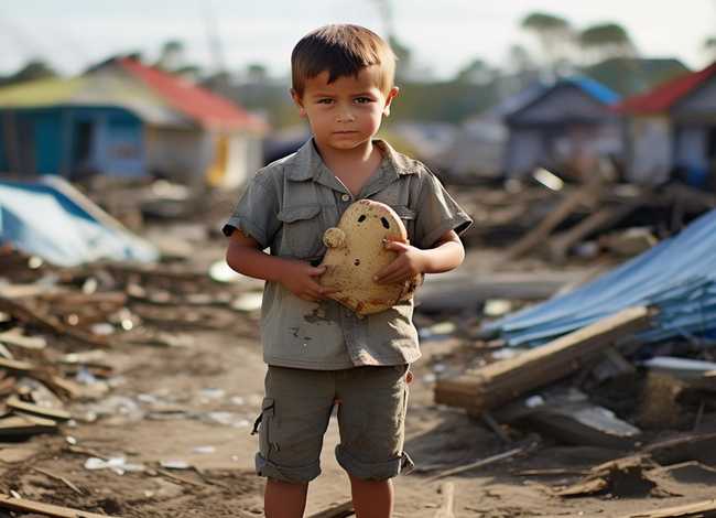 灾区儿童的生活的图片（灾区孩子的生活条件图片）