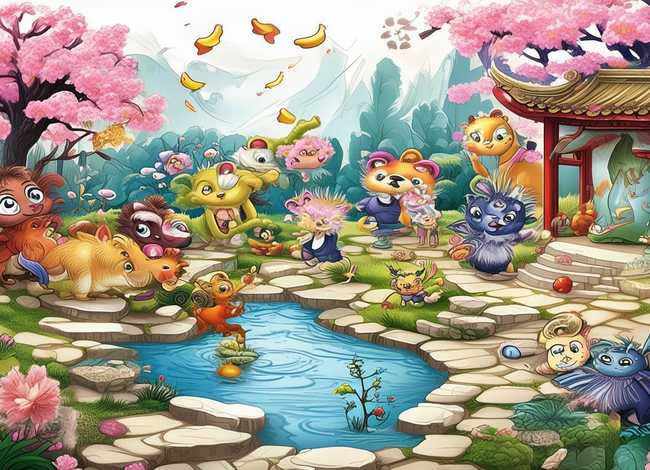 中国古代寓言故事儿童画 - 中国古代寓言故事配画