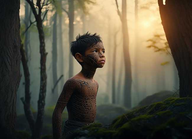 纹面男孩故事背景 纹面男孩故事背景图