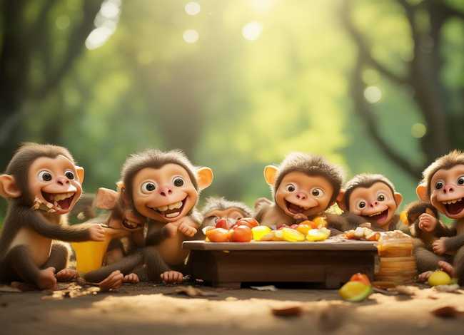 幼儿园小班的故事；幼儿园小班的故事《小猴请客》