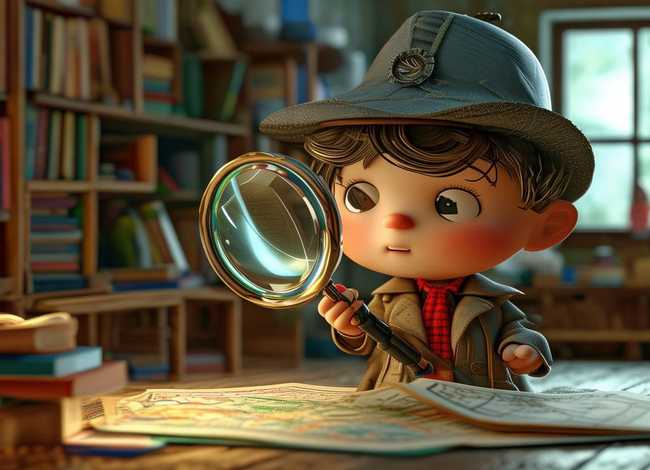 关于侦探的绘本儿童制作 关于侦探的绘本儿童制作作品