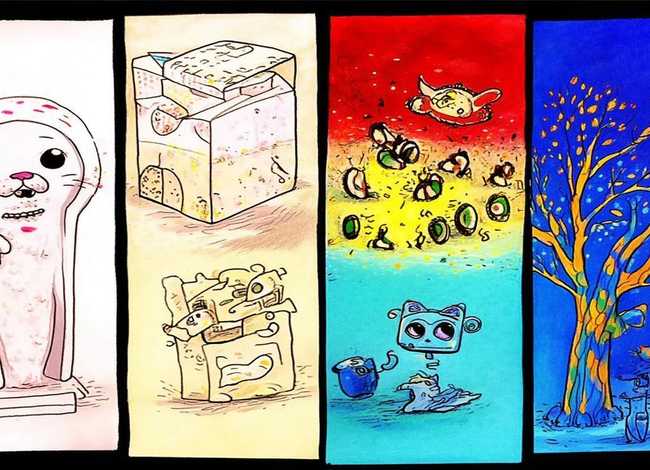 4幅简笔画一个故事带文字;4幅简笔画一个故事带文字怎么画 4幅简笔画一个故事带文字;4幅简笔画一个故事带文字怎么画