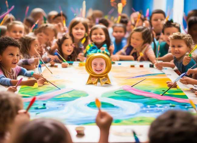 关爱自闭症儿童绘画；关爱自闭症儿童绘画一等奖