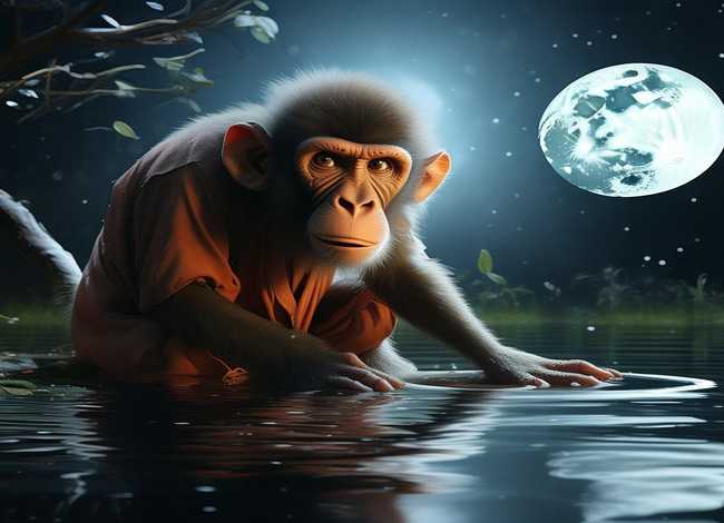 猴子捞月故事原文、猴子捞月故事原文一年级