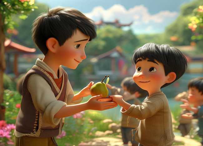 孔融让梨的故事动画视频，孔融让梨的故事视频免费版