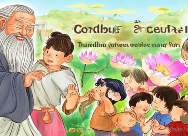 孔子的故事儿童版简短照片、孔子的故事幼儿