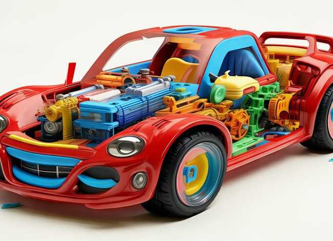 儿童电动汽车原理图 儿童电动汽车原理图解