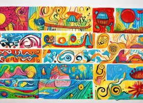 儿童创意线条画图片、儿童创意线条画图片大全