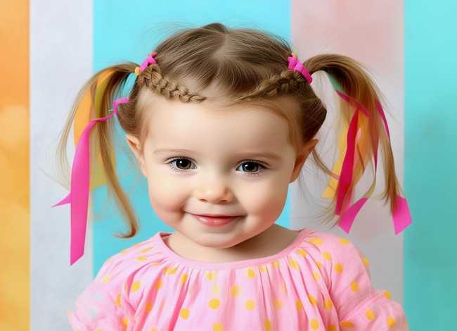 儿童编发爱心教程 图解，儿童爱心编发图片简单漂亮