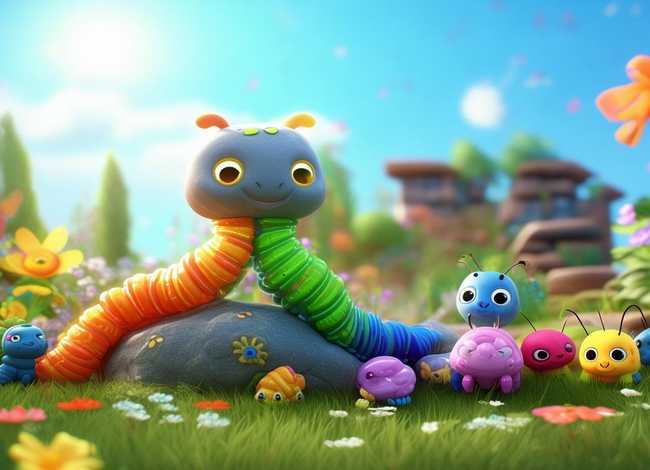 毛毛虫的故事早教视频0-3岁启蒙，关于毛毛虫的故事视频