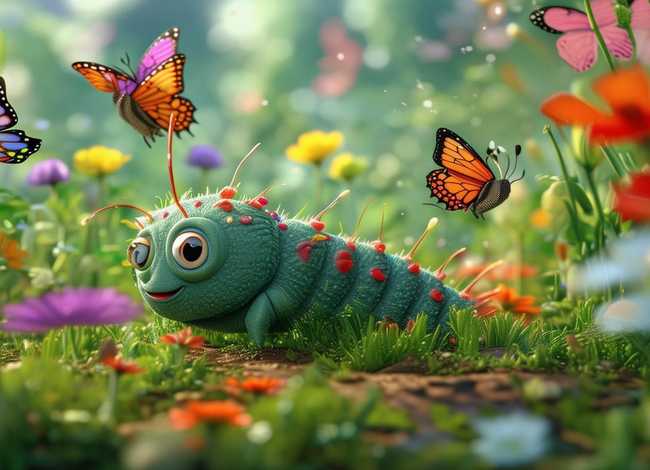 毛毛虫的故事儿歌；毛毛虫的故事儿歌视频