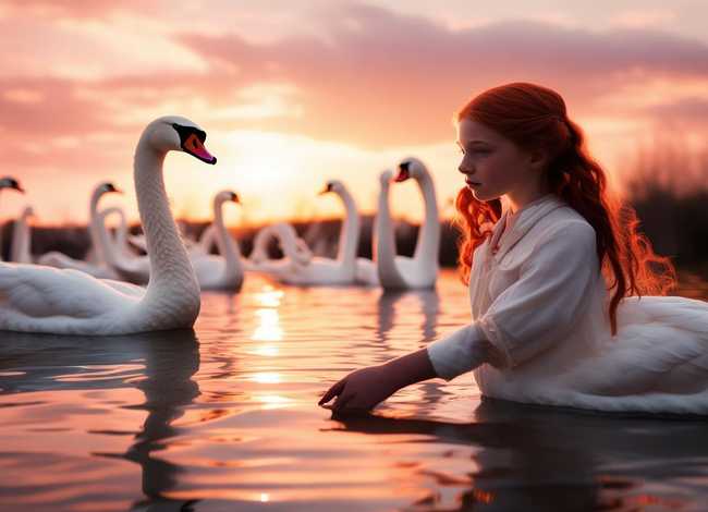 野天鹅故事绘本（野天鹅的故事绘本）