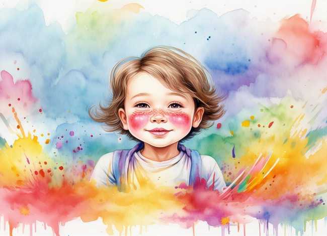 水彩笔画儿童；儿童水彩笔画怎么画