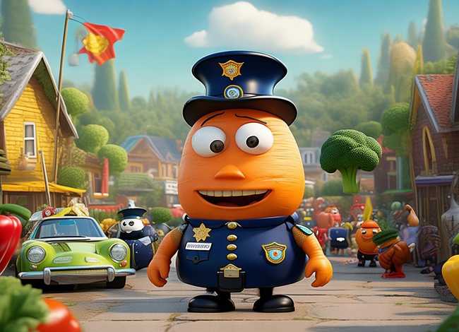 蔬菜警长儿童故事、蔬菜警长故事怎么写