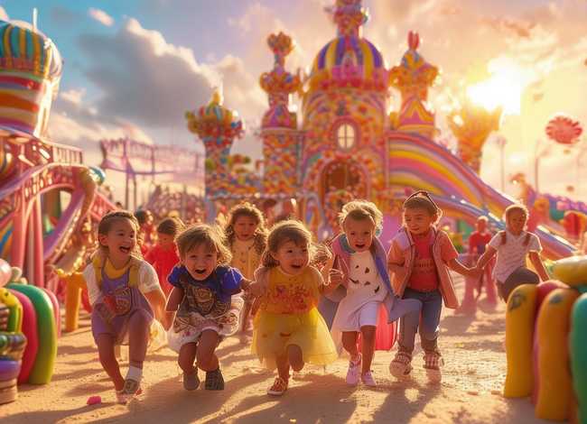 儿童乐园故事书、游乐园的幼儿故事