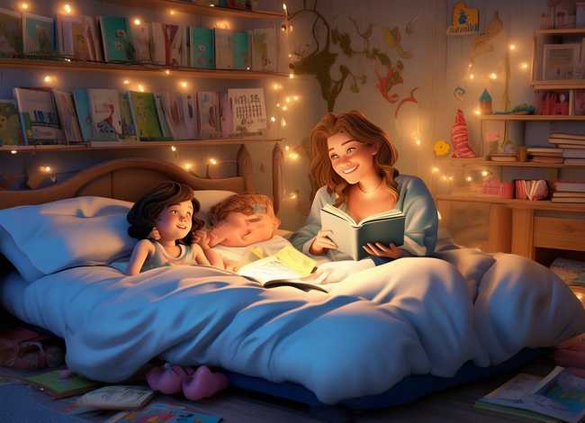 听故事睡觉简笔画 - 听故事睡觉简笔画图片