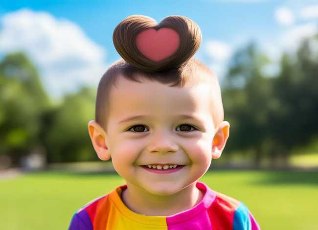 儿童爱心发型男 - 儿童爱心发型男图片