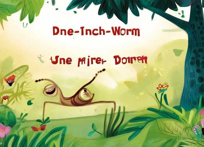 一寸虫绘本故事简笔画 - 一寸虫绘本故事读后感绘画