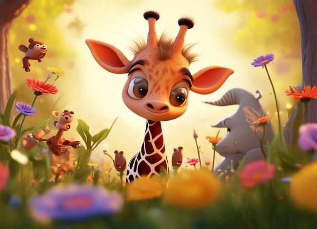 长颈鹿故事儿童3-6岁（长颈鹿幼儿故事）