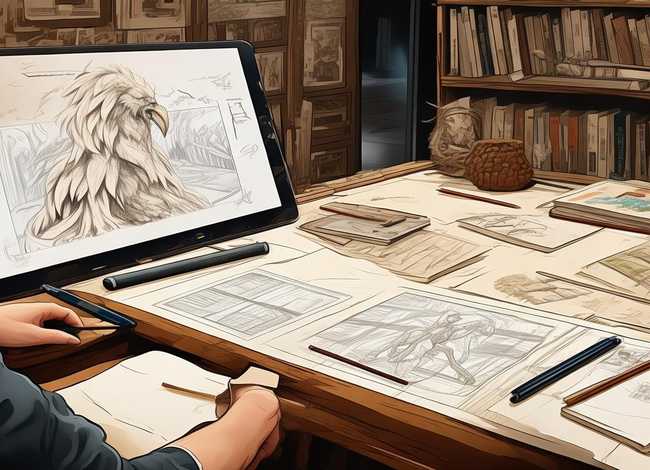 关于神话故事的连环画怎么画；关于神话故事的连环画怎么画图片