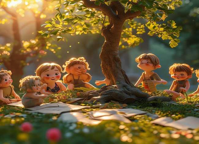 儿童古诗自创、幼儿自创古诗