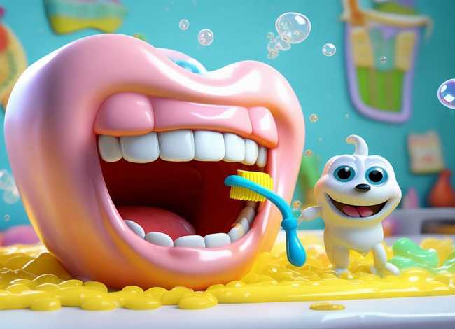 牙菌斑去除儿童动画、牙菌斑动画视频