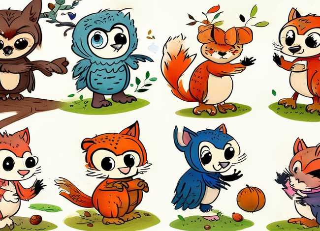 幼儿画的寓言故事连环画4张、幼儿画的寓言故事连环画4张图片