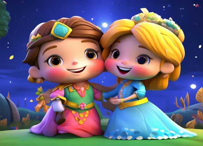 卡通童话情侣照片、卡通童话情侣照片图片