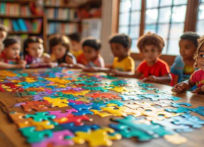 拼图儿童故事绘本阅读、拼图故事绘本教案