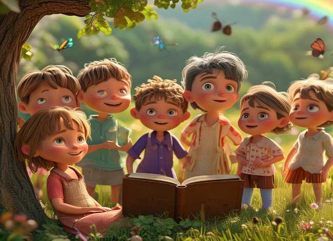 纯真的儿童故事 - 可爱的纯真的故事