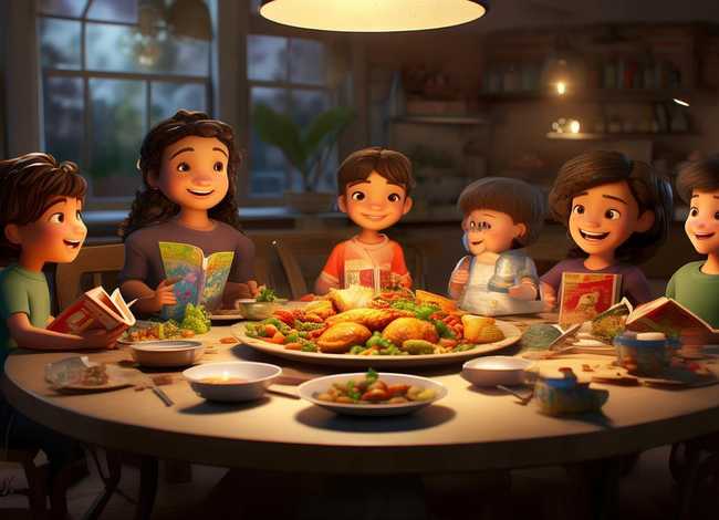 儿童晚餐故事书 晚餐的故事
