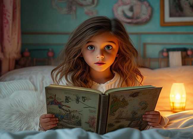 儿童故事小姑娘；小姑娘的睡前故事