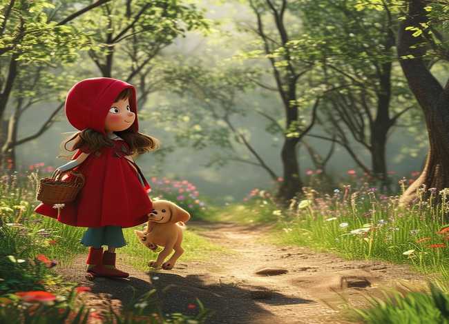 儿童故事小红帽文字版 - 幼儿故事小红帽的故事文字