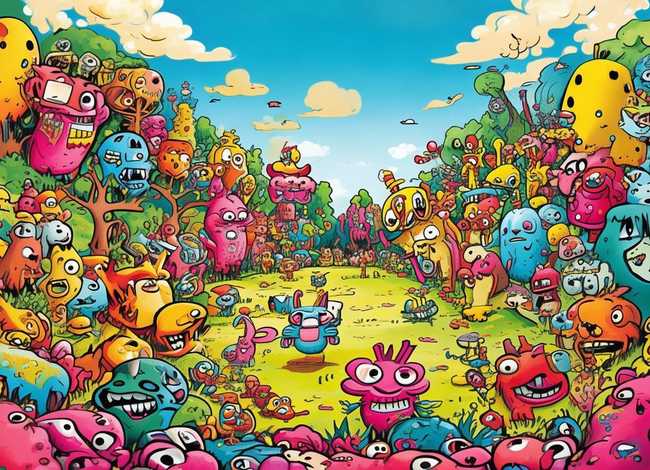 儿童动画插画；儿童动画插画素材