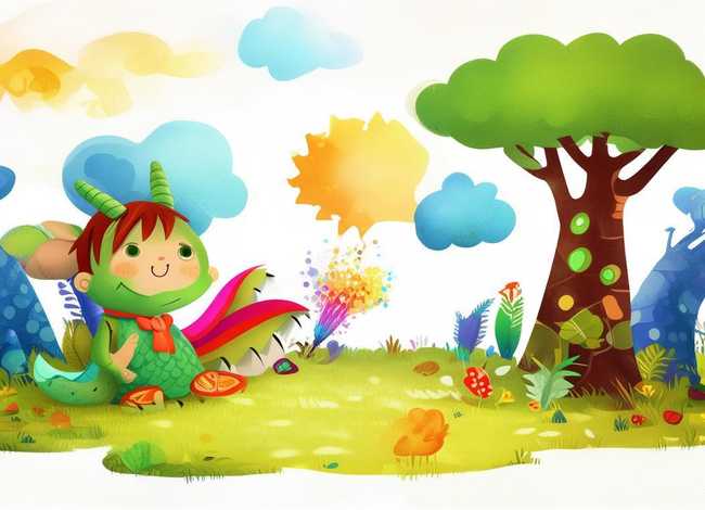 儿童童话图片画画，儿童童话简笔画图片