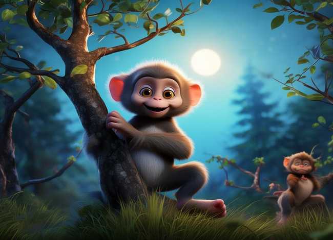 儿童睡前故事猴子摘桃（睡前小故事视频大全集小猴子摘桃子）