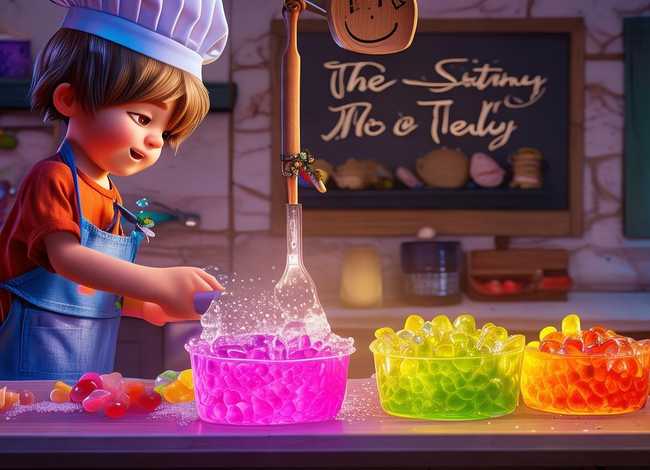 果冻的故事睡前故事、做果冻的故事