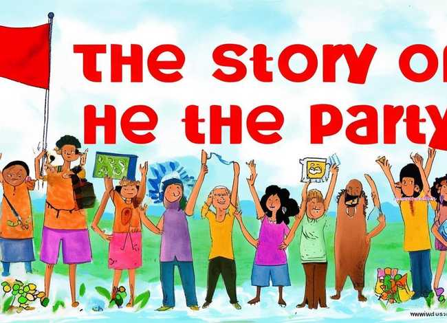 党的历史故事绘画作品儿童画 - 党的故事绘画作品简单