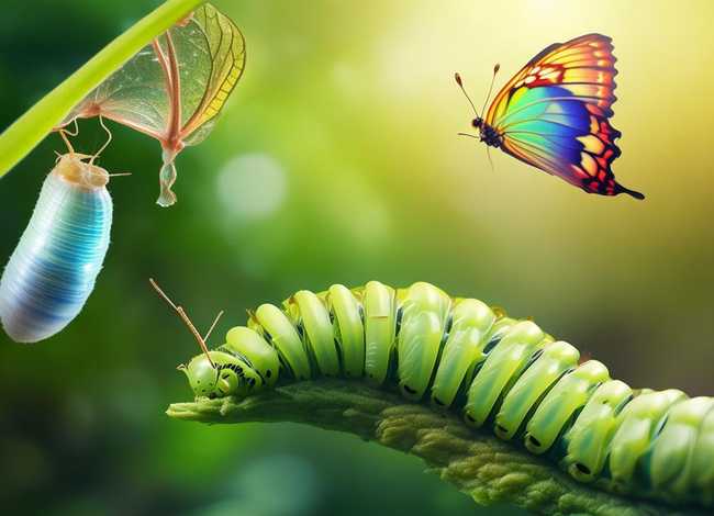 儿童故事毛毛虫变蝴蝶（幼儿故事毛毛虫变蝴蝶）