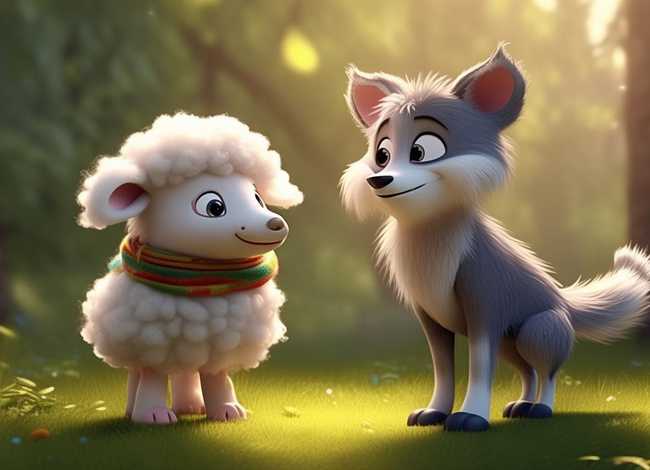 儿童故事小羊和小狼，幼儿故事小羊和狼的故事