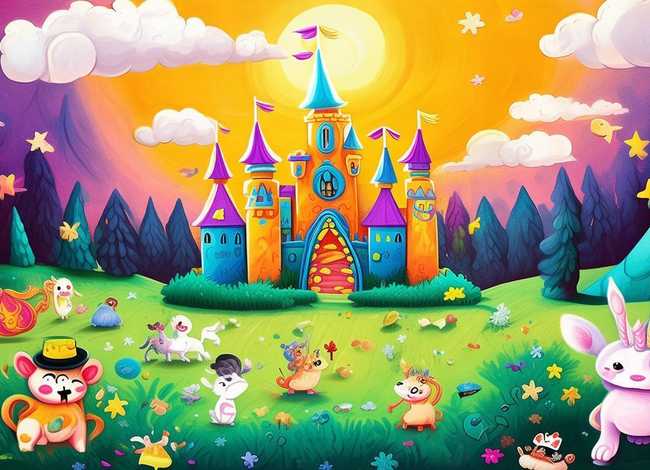 儿童绘画童话故事 - 儿童童话画报
