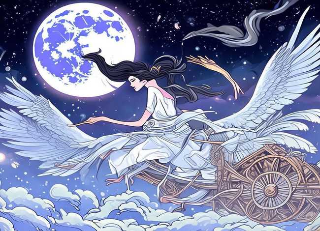 神话故事手抄报嫦娥奔月怎么画、神话故事手抄报嫦娥奔月怎么画的