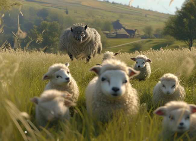 儿童故事七只小羊和狼的故事，七只小羊和狼的故事视频故事发一下