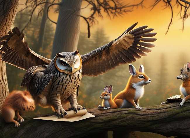 关于动物的寓言故事画画 关于动物的寓言故事画画怎么画